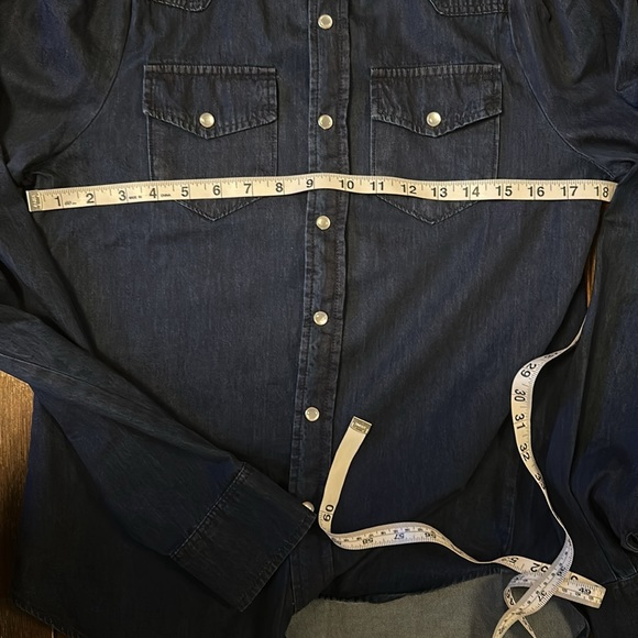 Torn By Ronny Kobo Denim Button Down Size M EUC - Picture 6 of 9